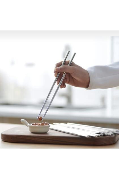 2Pcs Metal Stainless Steel Chopstick Chinese Chopstick 1 Pair Chinese Chopsticks
