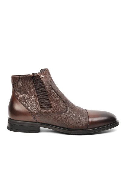 11925251 Brown Genuine Leather Men's Boots