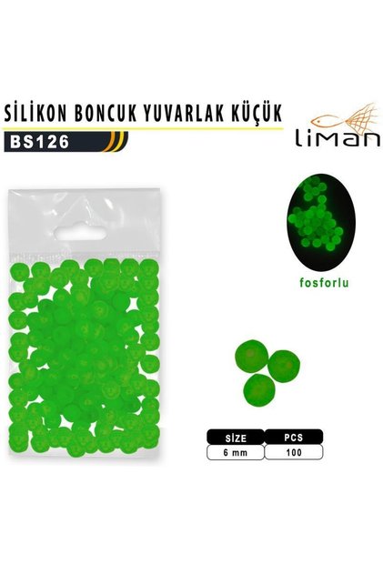 Yuvarlak Silikon Boncuk 6mm Küçük 100 Adet