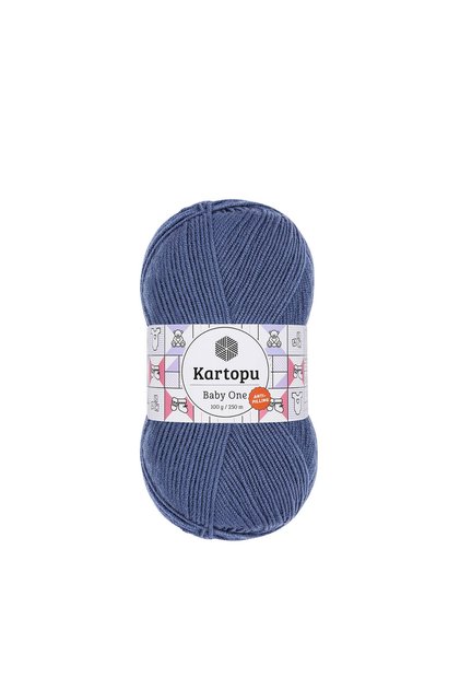 Baby One Hand Knitting Yarn 100 GR COLOR 1533 AVIATION BLUE