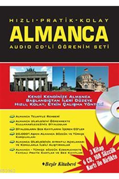 Quick & practical & easy german learning set (2 books, 6 cds, 119 vocabulary cards)