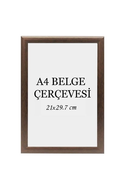 Diploma Çerçevesi Belge Çerçevesi Sertifika Fotoğraf Çerçevesi A4 Tekli Boş Çerçeve 21x30