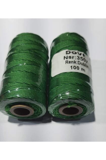 Parachute Rope 100 Mt - Jewelry Material Green Color