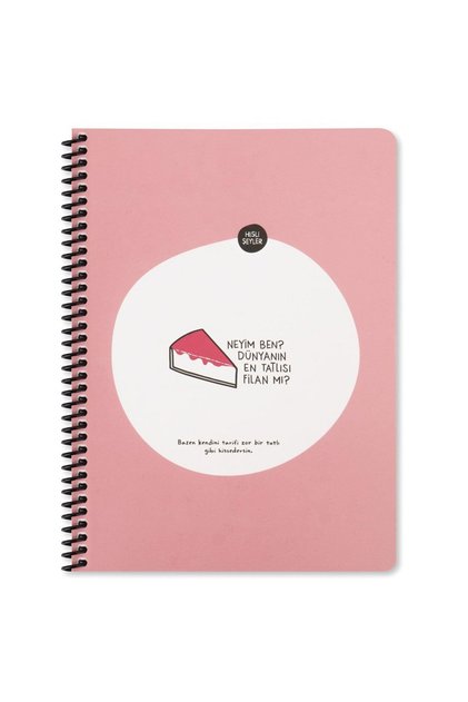 Feeling Things A4 80 Sheets Lined Notebook with Sipirated Sticker What Am I The Sweetest Elephant in the World