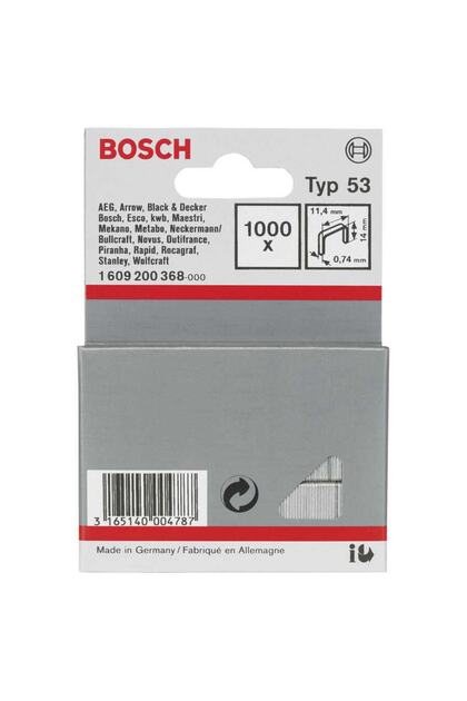 Bosch Zımba Teli Tip 53 11,4*0,74*14 Mm - Fiyatı, Yorumları