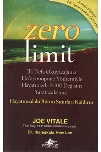 Zero Limit Kitabı Ho'oponopono Çalışması Joe Vitale Pegasus