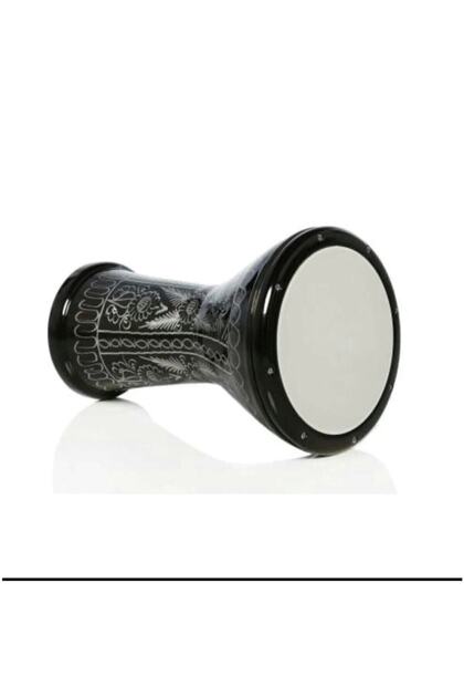 Sepette Müzik Mısır Darbuka Siyah Erzincan Ustasından El Işlemeli