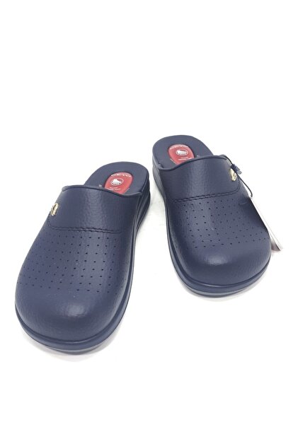 Ceyo 9844 Flex-1 Anatomik Jelli Lacivert Kadın Sabo Terlik