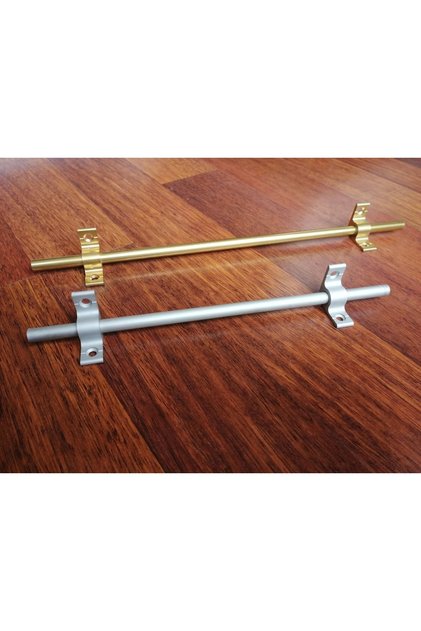 Merdiven Dip Çubuğu - Halı Çubuğu 110 cm Mat Gri