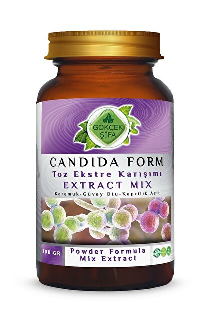 フーディア　P57 サプリメント Gökçek Şifa Candida Form Toz Ekstre Karışımı - Fiyatı, Yorumları