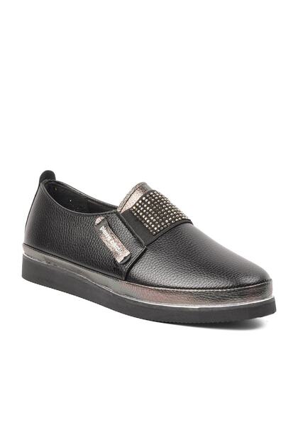PC-51678 Black Stoned Women's Casual Shoes