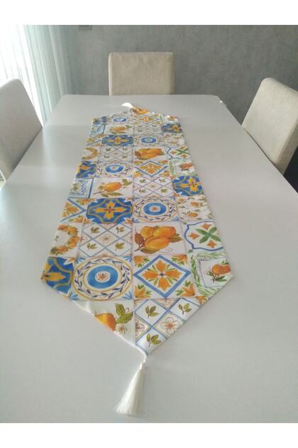 Placemat Set Lemon Patterned Runner Ranır
