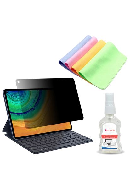 Wontis Lenovo Ideapad Duet Chromebook 10.1" Premium Privacy 9h Nano Hayalet Film Temizlik Seti - 1
