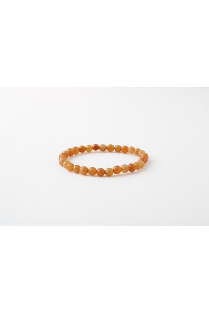 Certified Orange Aventurine Natural Stone Bracelet, Aventurine Natural Stone Bracelet (6mm) B1108