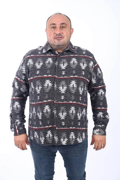 Lumberjack Shirt Mc Three Rug Print 22212-black