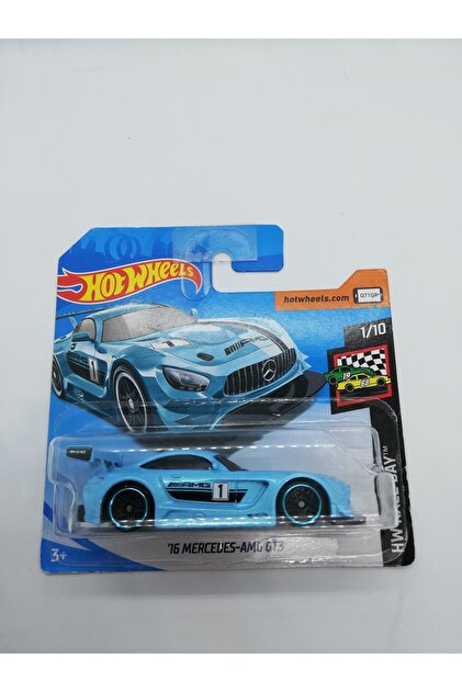 HOT WHEELS 16 Mercedes-Amg Gt3 Mavi Oyuncak Araba - Fiyatı, Yorumları