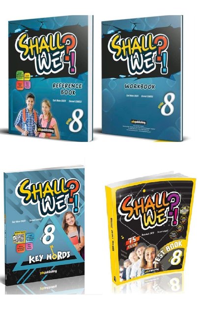 8. Sınıf Shall We Reference Book Workbook + Key Words + Shall We Test Book