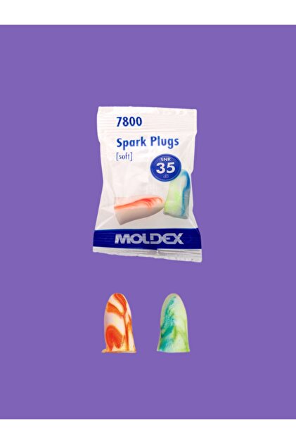MOLDEX Spark Plugs (7800) Ekstra Yumuşak - Ders Çalışma - Uyku