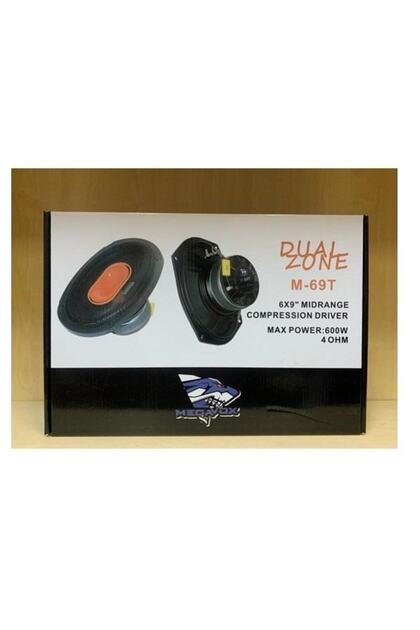 Megavox Dual Zone M-69t 6x9 600w 4ohm Midrange Hoparlör - Fiyatı
