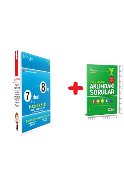 Tonguç Yayınları 7. Sınıf 7'den 8'e Hazırlık Kitabı 7 Den 8 E