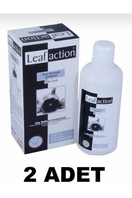 Leafaction Kara Sarımsak Şampuanı 400 Ml 2 Adet