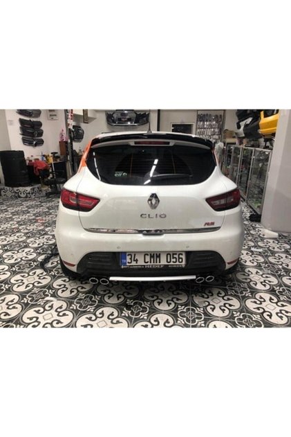 Clio 4 Bagaj Üstü Spoiler Spoyler Plastik Boyasız