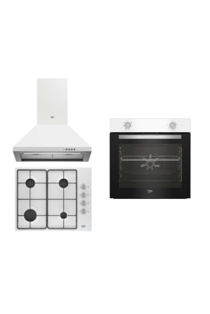 Yeni Eco Beyaz Ankastre Set (bfm 310 B + Bomd D 6110 Eb + Adp 61420 B)
