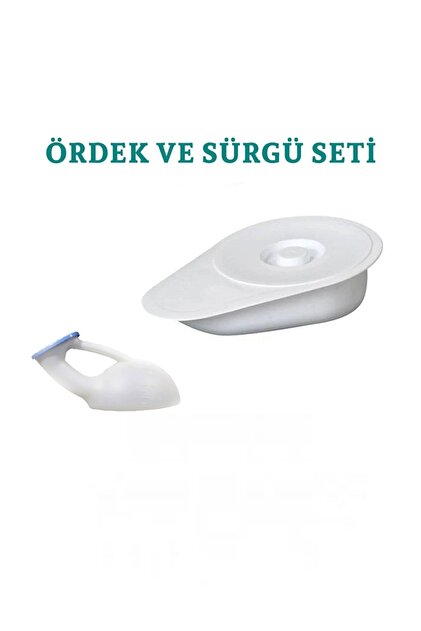 Plastik Ördek Ve Sürgü - Yatan Hasta Için Idrar Kabı