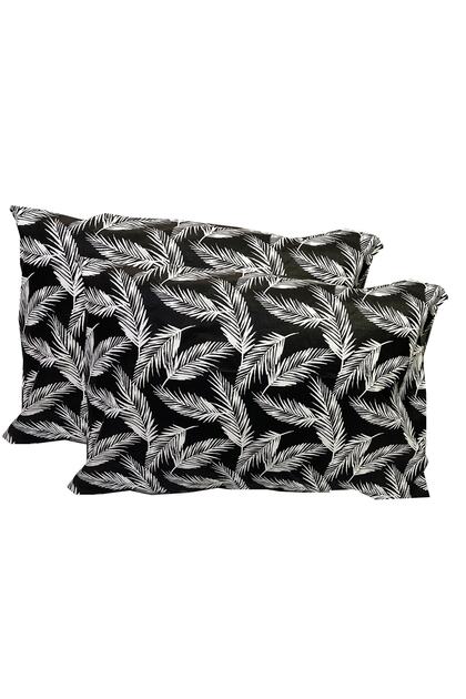 Ranforce Pillowcase of 2, VIP Cotton, 50x70 cm - Black Feather