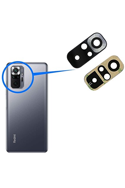 FLAGEN Xiaomi Redmi Note 10 Pro 4g Arka Kamera Camı Lens