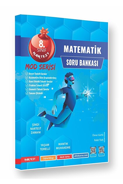 Nartest Yayınevi 8. Sınıf Matematik Mod-A Serisi Soru Bankası
