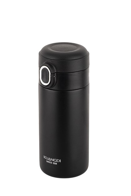 Okadı Siyah Paslanmaz Çelik Termos 300ml