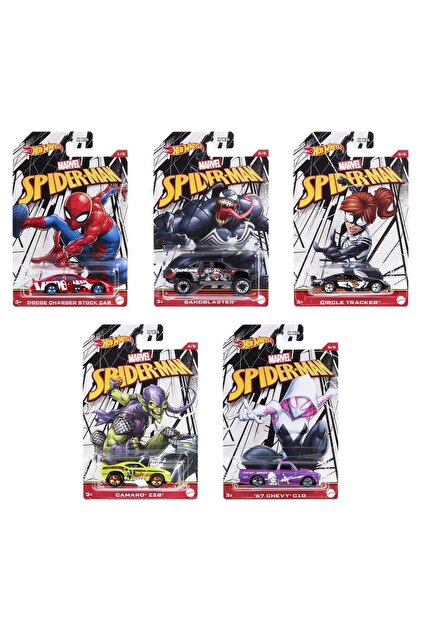 HOT WHEELS 5'li Set Marvel Spider-man Arabalar Hfw35-979v - Fiyatı