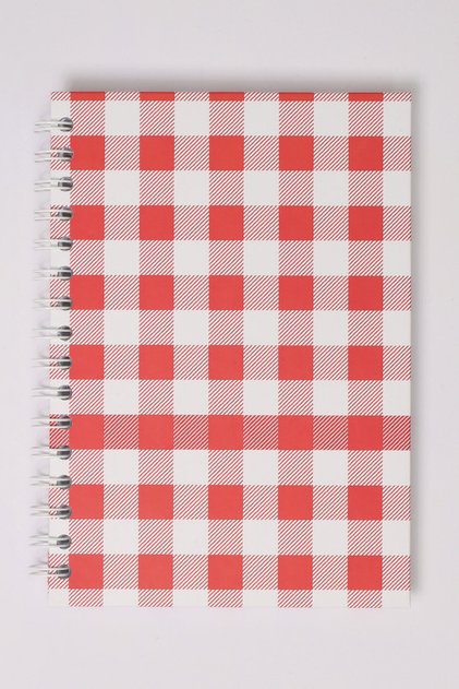 A5 Spiralli Kareli Sert Kapak Defter