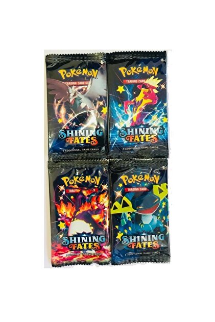 Abetto Market Pokemon Shining Fates Booster Box - 4-Piece Collection Cards Game- Trendyol Abetto Market Pokemon Shining Fates Booster Box - 4-Piece Collection Cards Game- Trendyol