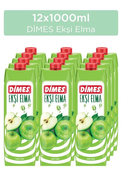 Ekşi Elma Içeceği 1000 Ml - 12 Adet