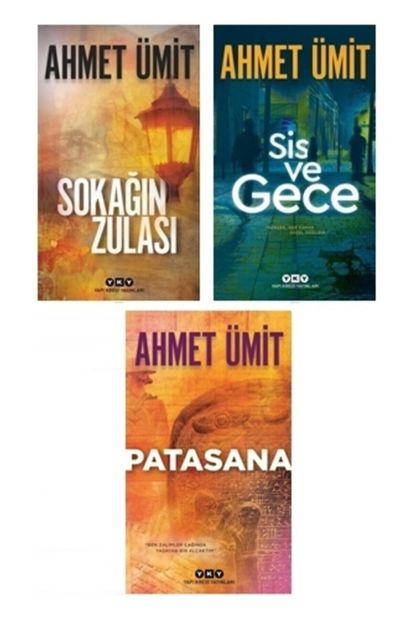 yky Ahmet Ümit 3'lü Kitap Seti Sis Ve Gece -patasana -sokağın Zulası - 1