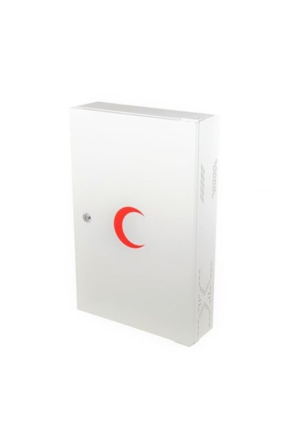 Akşan Metal Kilitli Kapaklı Ilk Yardım Ecza Dolabı Beyaz Kod : 416