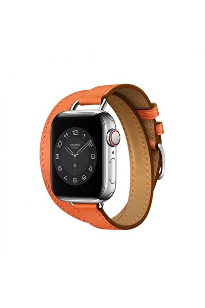 Teknoband Hermes Kordon Double Tour Apple Watch 42/44/45/49 Mm