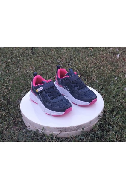 Navy Blue - Kafkaslar Full Orthopedic Breathable Girl's Boy's Sneakers
