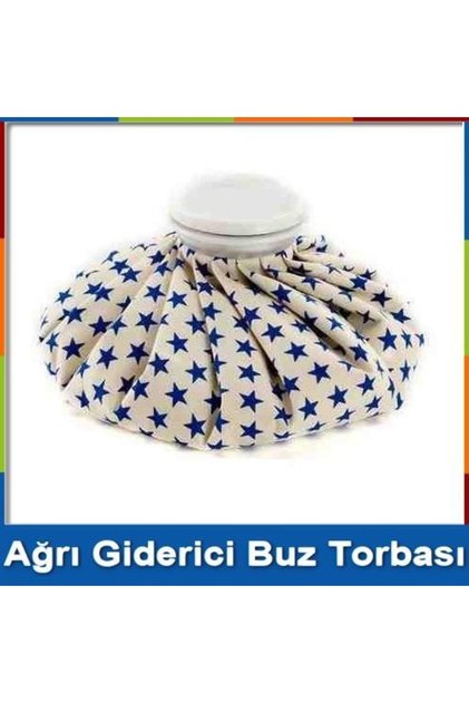 Soğuk Kompres Buz Torbası Su Geçirmez Kumaş 20x20 cm 2'li Paket Baş Ağrısı Rahatlatıcı