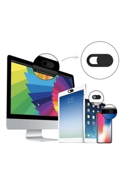 Pratik Web Kamera Kapatıcı - Ekstra Ince 0.7mm - Webcam Cover Gizliliğiniz Için Güvenli Kullanım