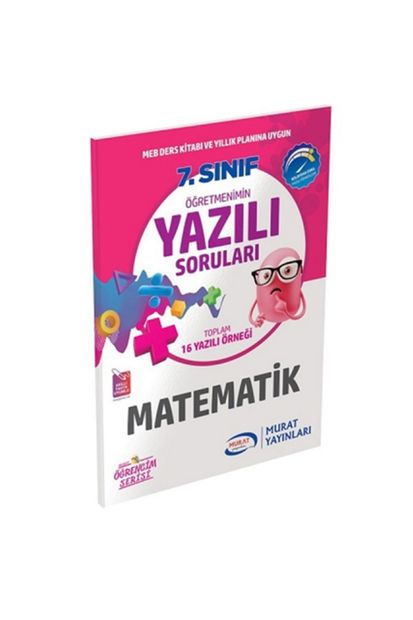 Murat Eğitim Kurumları Murat Yayınları 7. Sınıf Matematik Öğretmenimin Yazılı Soruları - 1