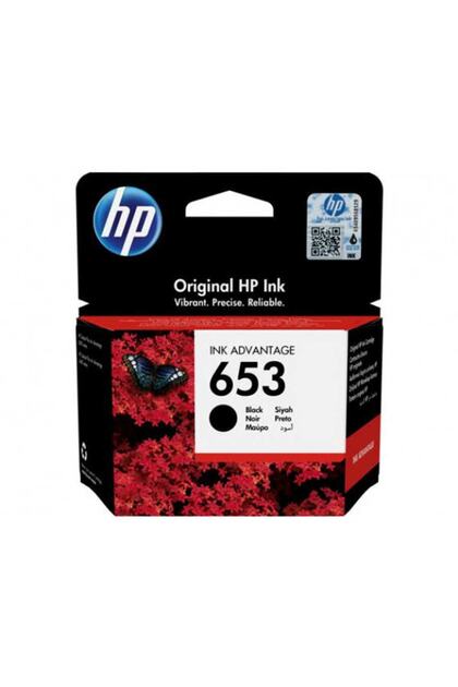 uyumlu 653 3ym75ae Siyah Orjinal Kartuş / Deskjet 6075 / 6475