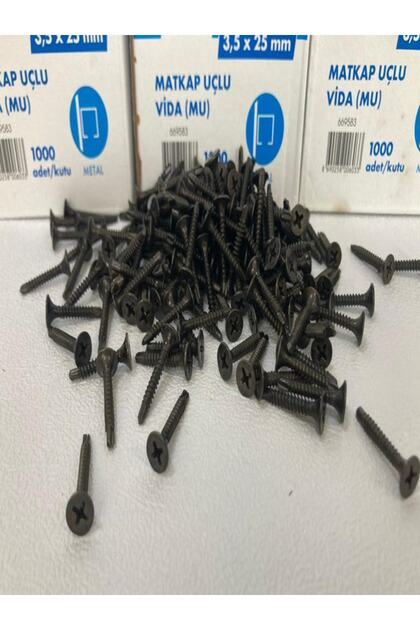 Profect Matkap Uçlu Alçıpan Vidası 3,5x25mm (1.000 Adet)
