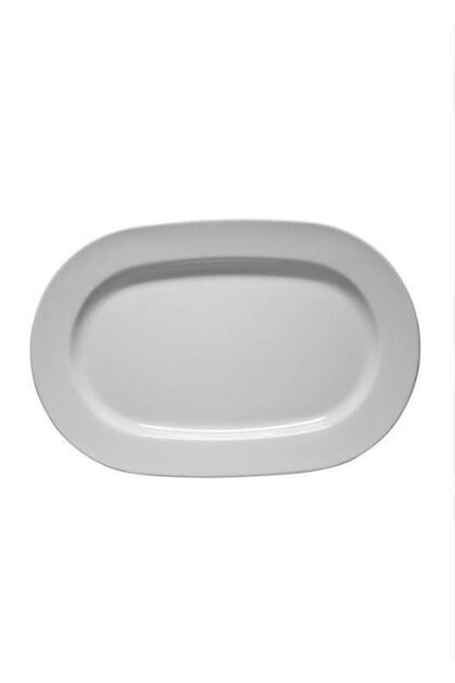 Frig Otel 22 Cm Kayık Tabak 6 Adet Dekorsuz