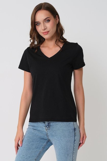 Women's V-Neck Short Sleeve T-shirt