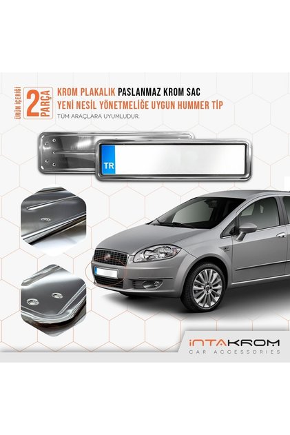 Fiat Linea Fiat Linea Krom Plakalık - Hummer Tip 2 Adet