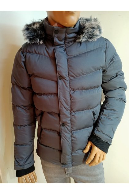 Spor Kapşonlu Şişme Mont