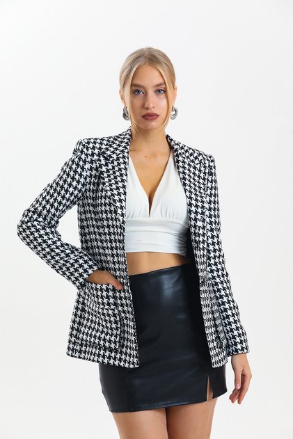 Kazayağı Blazer Ceket